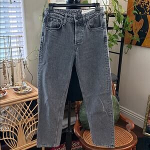 Rag & Bone Callie Wash Maya High Rise Ankle Slim Button Fly Denim Jeans